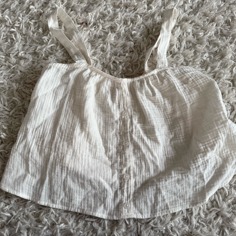 Colsie Cream Sleeveless Top